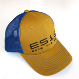 ES16 Cap Biscuit kleur + blauw mesh