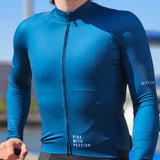 ES16 Lange mouwen Fietsshirt Pro Temps. Petrolium
