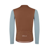 ES16 Supreme Long Sleeve Jersey. Bruin / Blauw