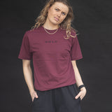 ES16 Klassiek T-shirt Bordeaux