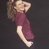ES16 Klassiek T-shirt Bordeaux