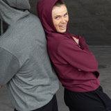 ES16 Casual Hoodie Bordeaux
