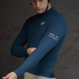 ES16 Thermische fleece-fietstrui. Classic Blue
