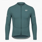 ES16 thermisch fleece fietsshirt. Deep Sea