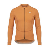 ES16 thermische fleece fietsshirt. Bruine suiker