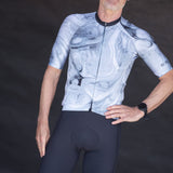 ES16 Razor wielershirt - Poly Wine red