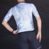 ES16 Razor wielershirt - Poly Wine red