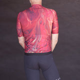 ES16 Razor fietsshirt - Marble Rosso