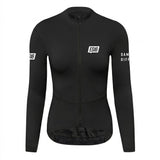 ES16 thermisch fleece fietsshirt. Zwart