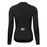 ES16 thermisch fleece fietsshirt. Zwart