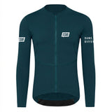 ES16 Thermische fleece-fietstrui. Classic Blue