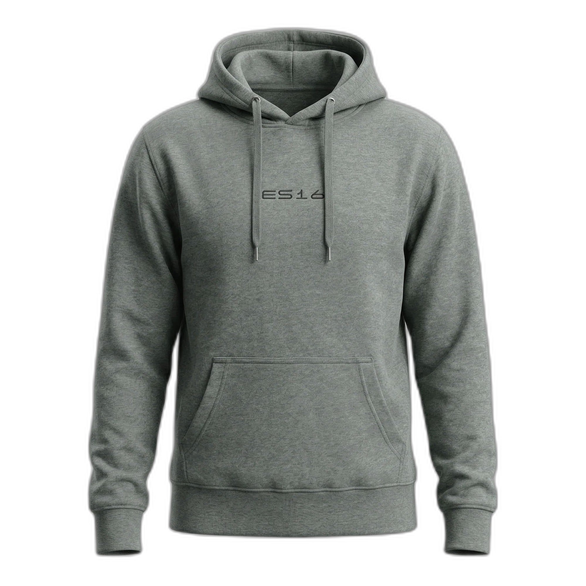 ES16 Casual hoodie in gemêleerd groen
