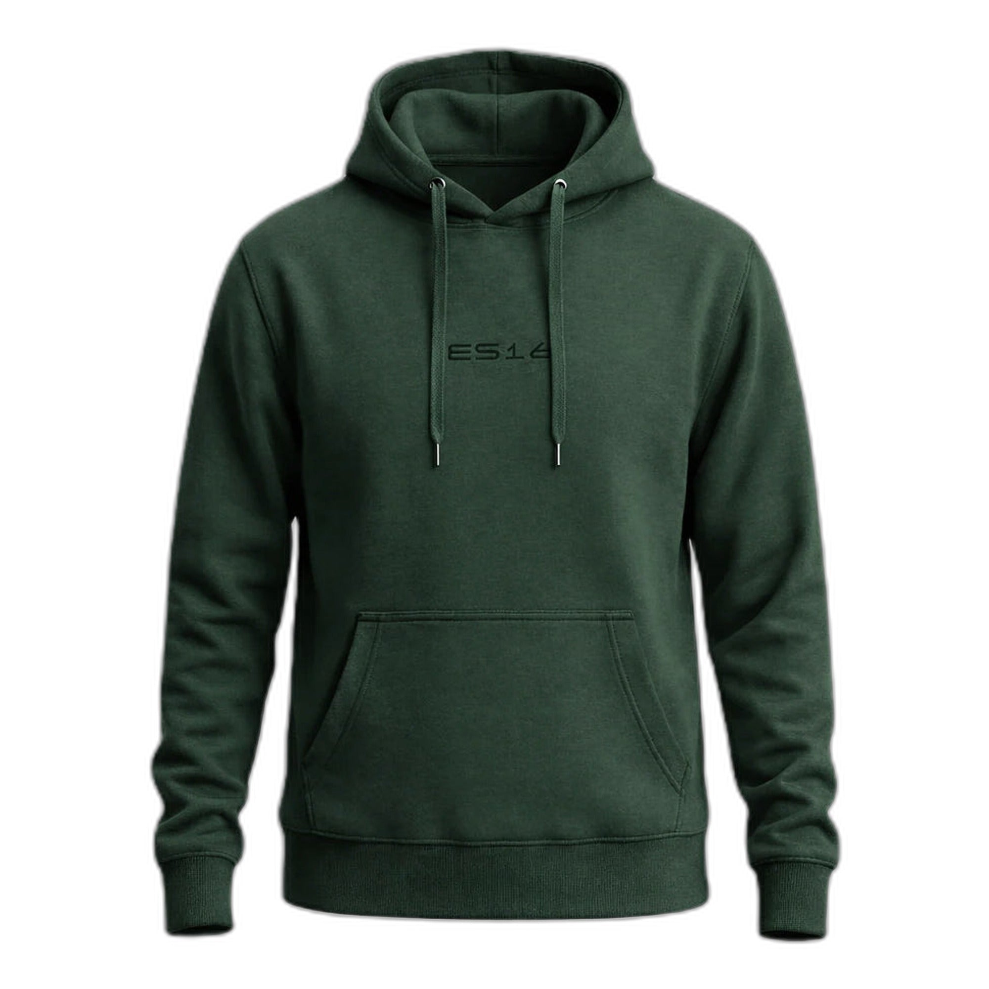 ES16 casual hoodie in flesgroen