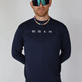 ES16 Fashion Hoodie. Blauw marine. 100% organisch katoen