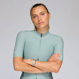 ES16 Fietsshirt Supreme. Saliegroen
