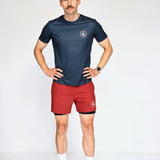 ES16 prestatiekorte broek rood