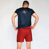 ES16 prestatiekorte broek rood