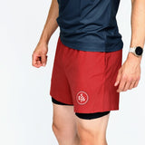 ES16 prestatiekorte broek rood