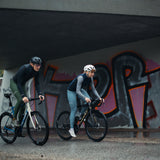 ES16 winter fietsbroek Supreme unisex - met kussen. Light blue