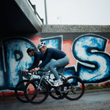 ES16 Langærmet Fietsfleece Supreme unisex. Zwart