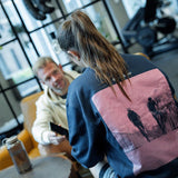 ES16 Fashion Hoodie. Blauw marine. 100% organisch katoen