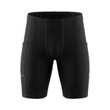 Korte hardlooptights met zakken - Soft Element Black
