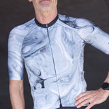 ES16 Razor wielershirt - Poly Wine red
