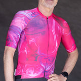 ES16 Razor fietsshirt - Marble Pink