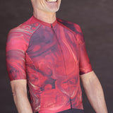 ES16 Razor fietsshirt - Marble Rosso