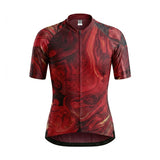 ES16 Razor wielershirt - Marble Rosso