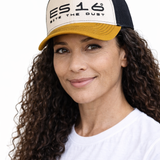 ES16 Cap Beige + Charcoal mesh