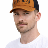 ES16 Cap Caramel + Zwart Mesh