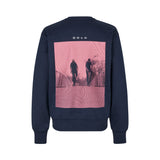 ES16 Fashion Hoodie. Blauw marine. 100% organisch katoen