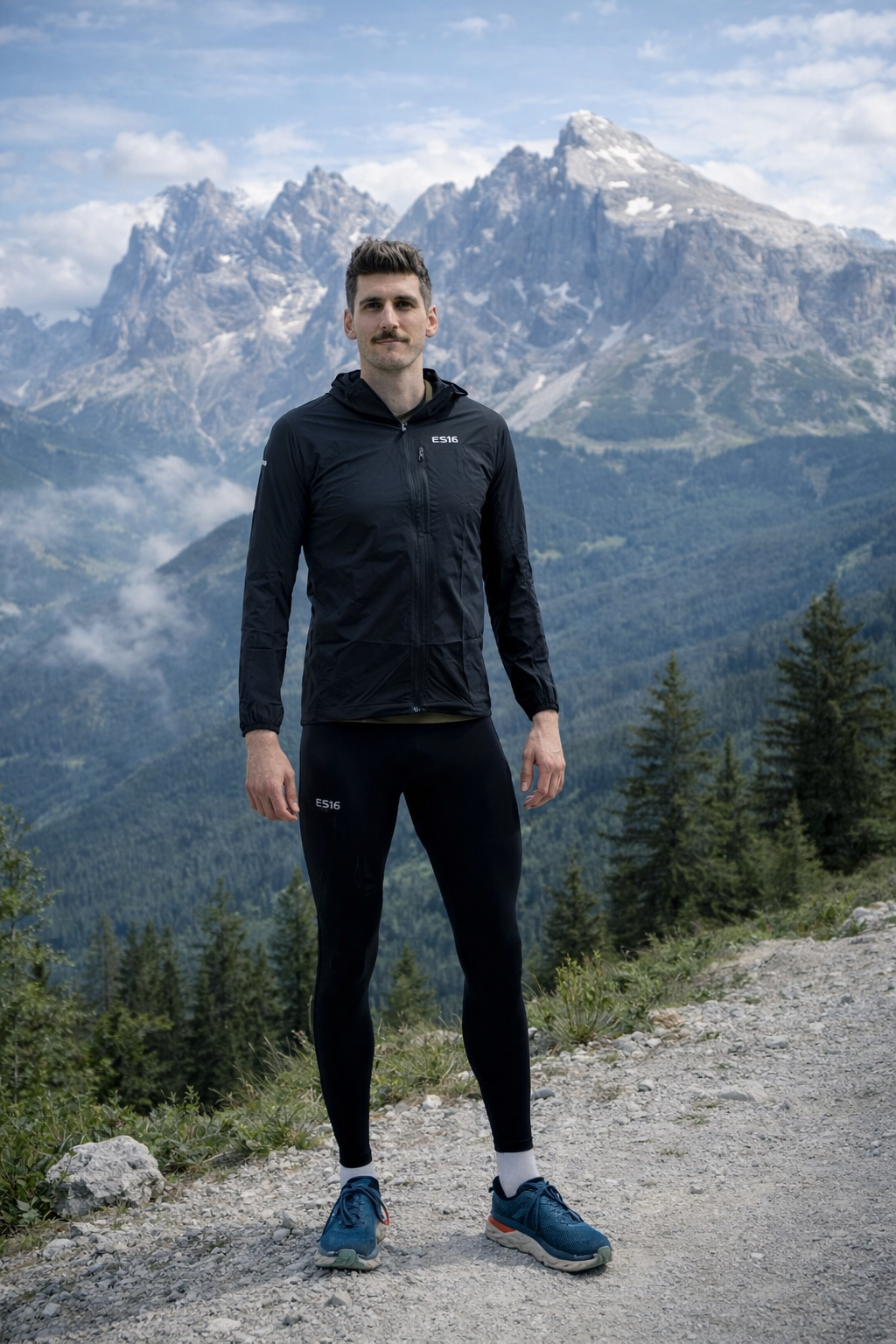 ES16 Løbejakke Supreme, Black, Livsstil, 002