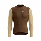 ES16 Supreme shirt met lange mouwen. Bruin / zand
