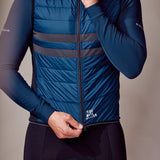ES16 Fiets Thermovest Supreme unisex. Blauw