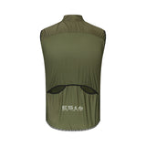 ES16 Fiets windvest Elite Mission Flow. Bruin