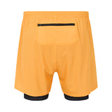 ES16 prestatiekorte broek oranje