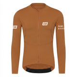 ES16 thermische fleece fietstrui. Brown Sugar