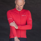 ES16 Supreme Long Sleeve Jersey. Bruin / Zand