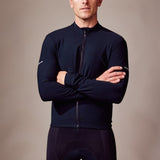 ES16 Langærmet Fietsfleece Supreme unisex. Zwart