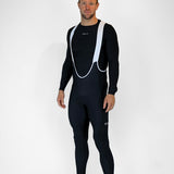 ES16 Winter Cycling Tights Supreme unisex - with pad. Black