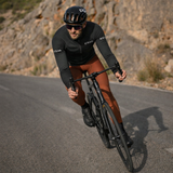 ES16 Winter Fietsshort Supreme unisex - met inzetstuk. Roodbruin