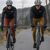 ES16 Winter Fietsshort Supreme unisex - met inzetstuk. Roodbruin