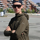 ES16 hardloopjack - Supreme diep groen. unisex